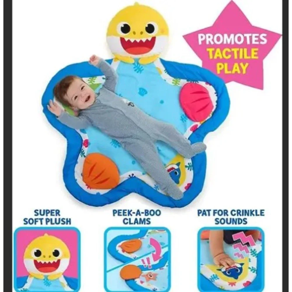 Nickelodeon Pinkfong Baby Shark Deluxe Undersea Activity Mat Tummy Time‎ Mat